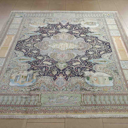 Vintage Tabriz 14'9 X 11'6 4368