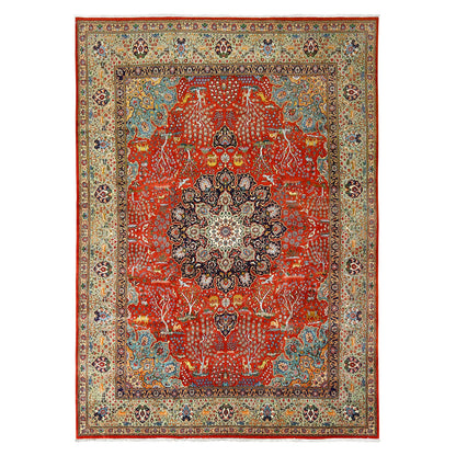 Vintage Tabriz NARVANI 13'6 X 9'10 1587