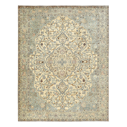 Antique Tabriz 13'8 X 11' 1776