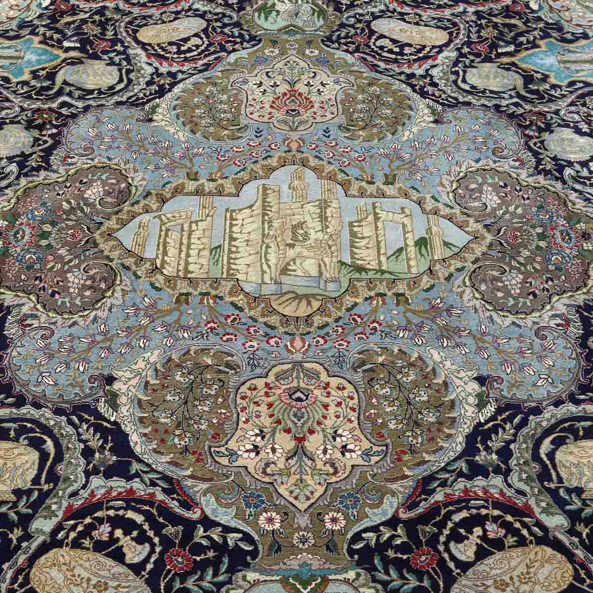 Vintage Tabriz 14'9 X 11'6 4368