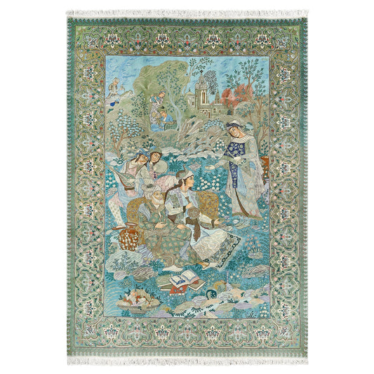 Vintage Tabriz 8'11 X 6'5 3876