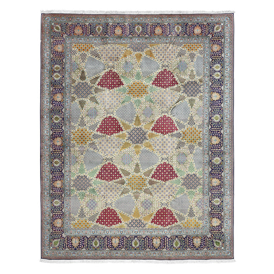 Vintage Tabriz 12'11 X 10' 5260