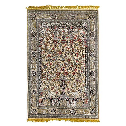 Vintage Silk Souf Qom 7'0 X 4'6 5725