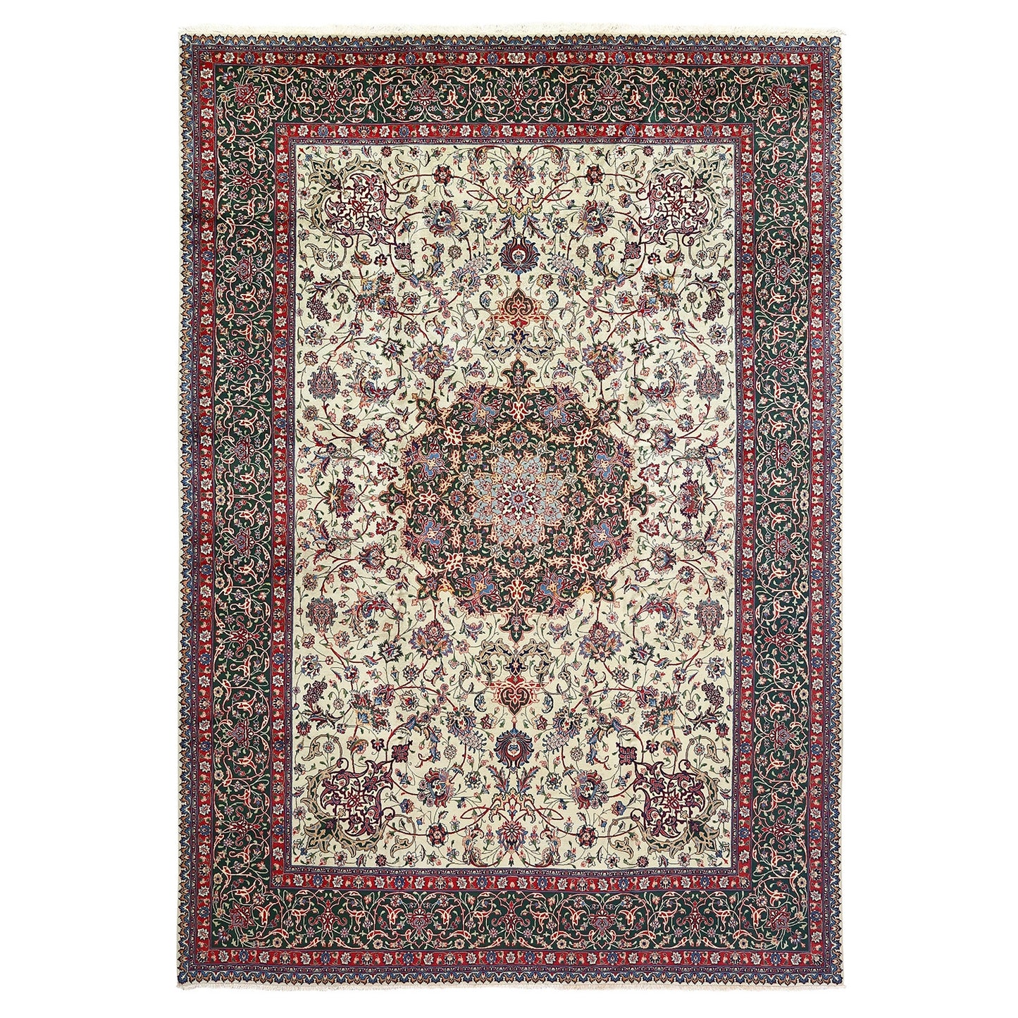 Vintage Tabriz Sherkat Farsh 11'9 X 8'4 4970