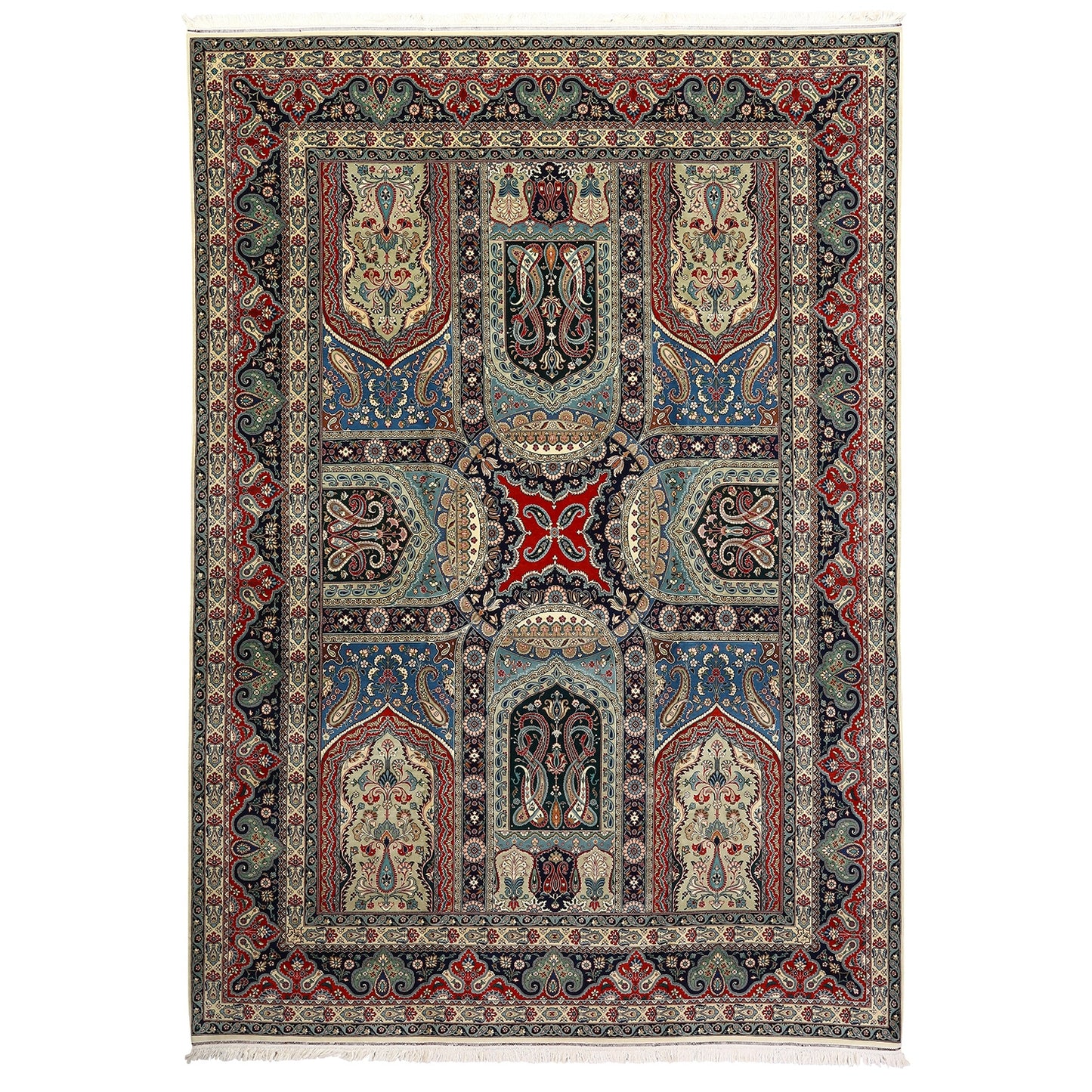 Vintage Tabriz Alabaf 12'2 X 8'8 Z797