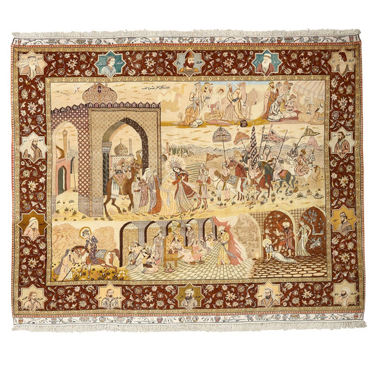 Antique Tehran 7'5 X 9'9 3843