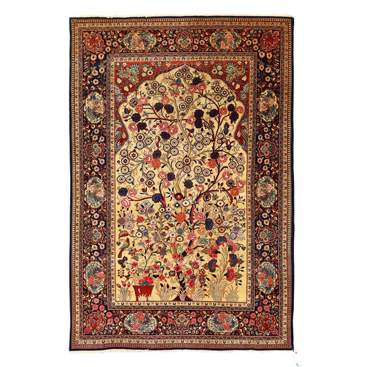 Antique Kashan Dabir 6'10x4'7 5729