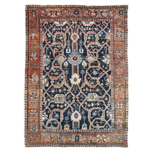 Antique Heriz 10'10 X 7'10 4625