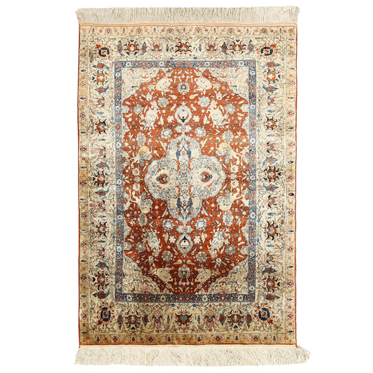 Antique Tabriz 6'5x4'7 6196