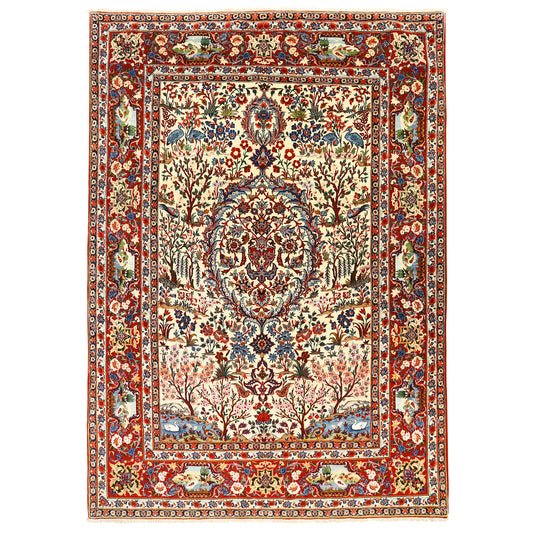 Antique Isfahan Shourashi 7'0x4'10 6176