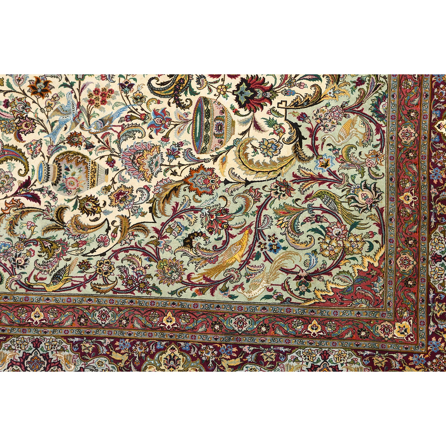 Vintage Tabriz Pournami 13'5 X 9'10 6175