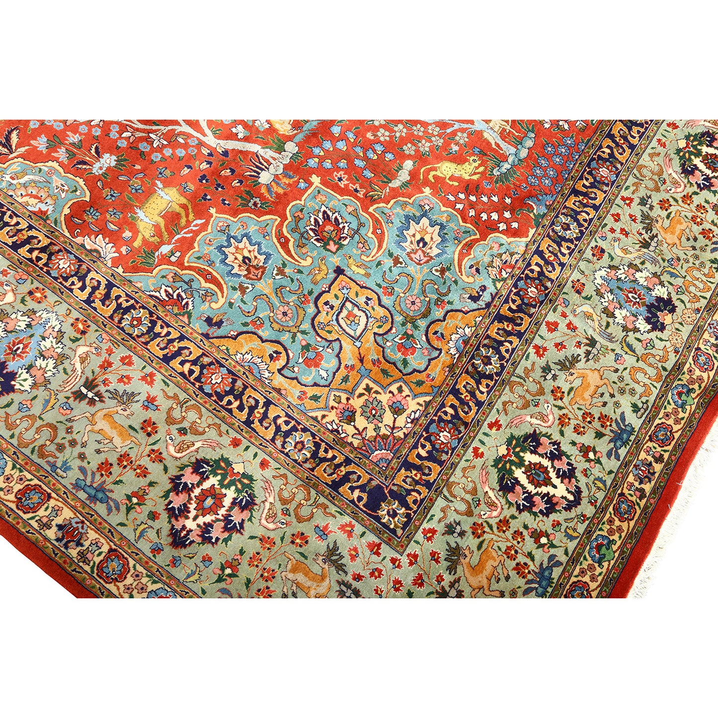 Vintage Tabriz NARVANI 13'6 X 9'10 1587