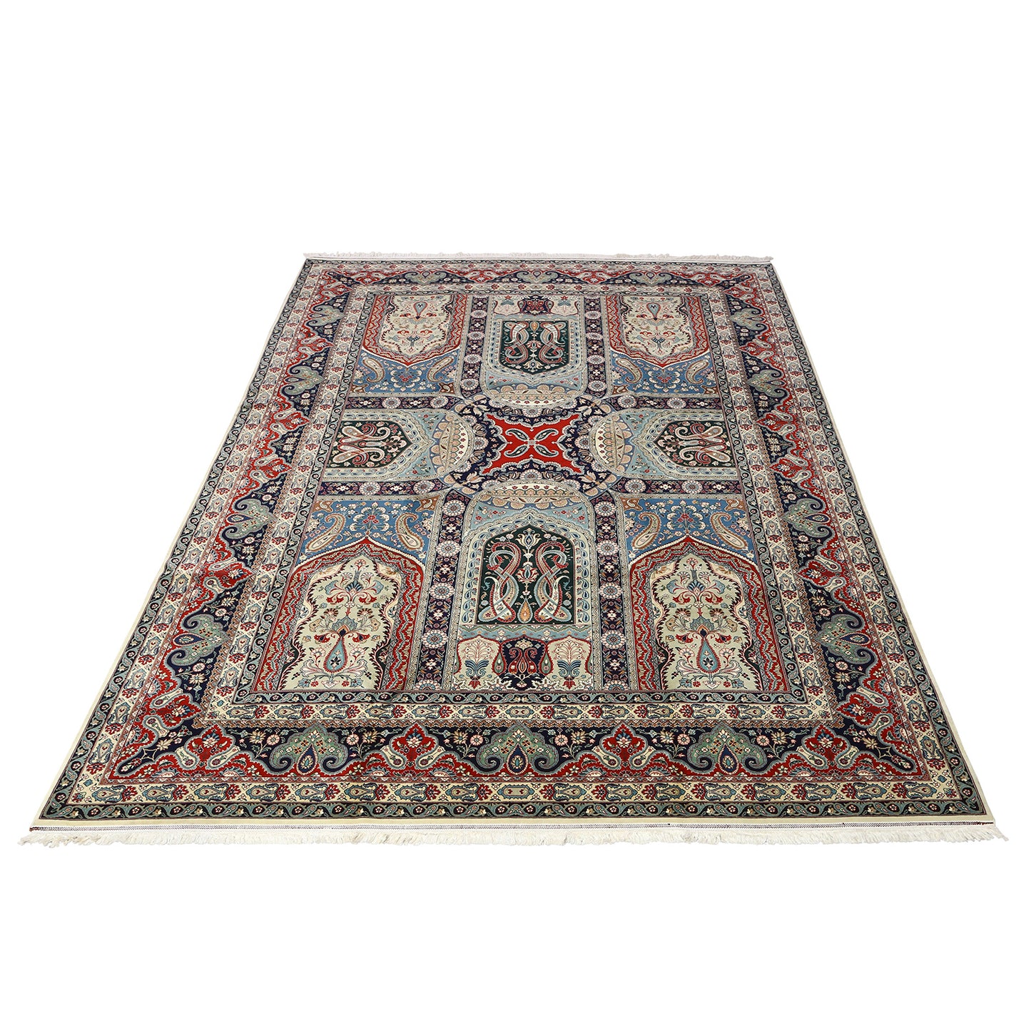 Vintage Tabriz Alabaf 12'2 X 8'8 Z797