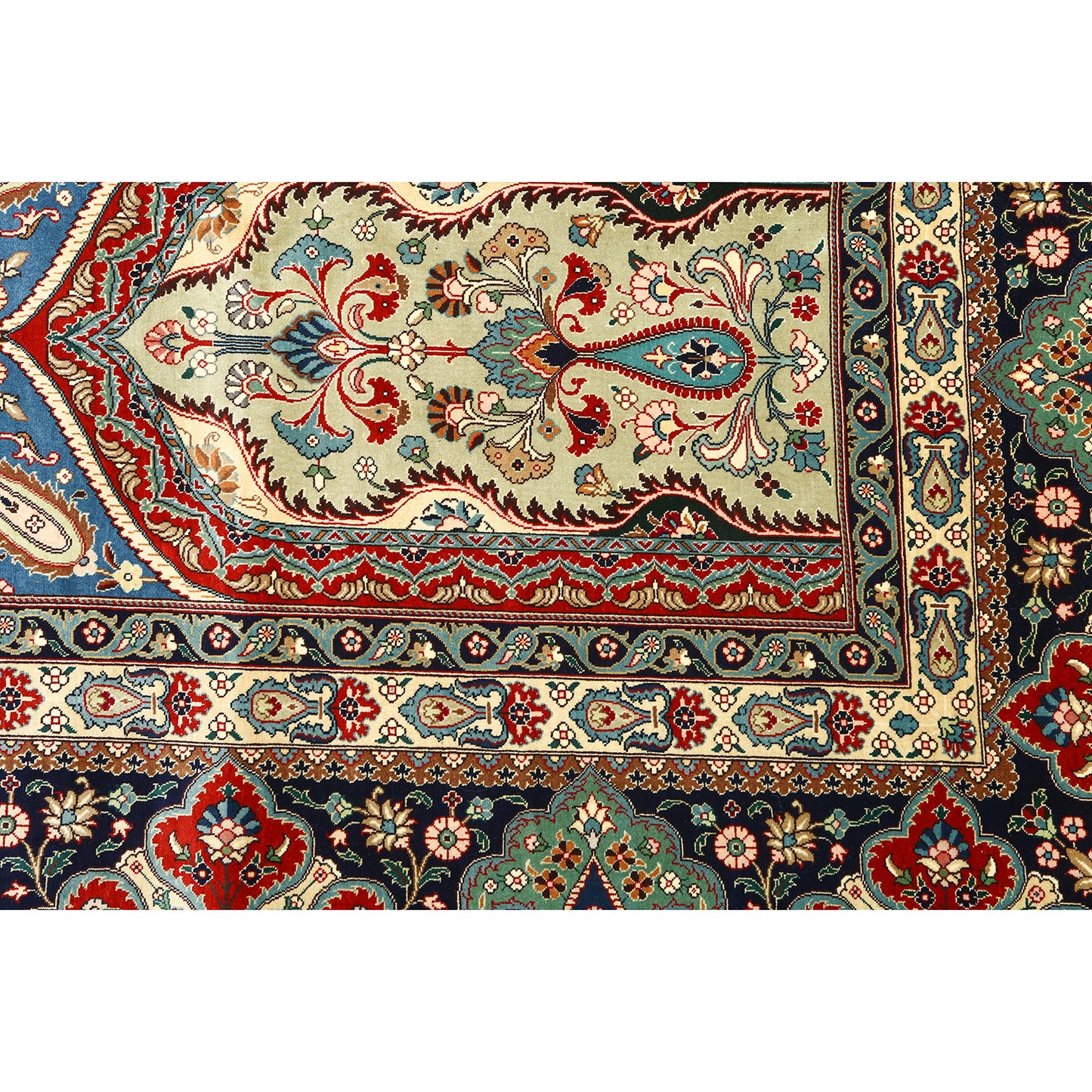 Vintage Tabriz Alabaf 12'2 X 8'8 Z797