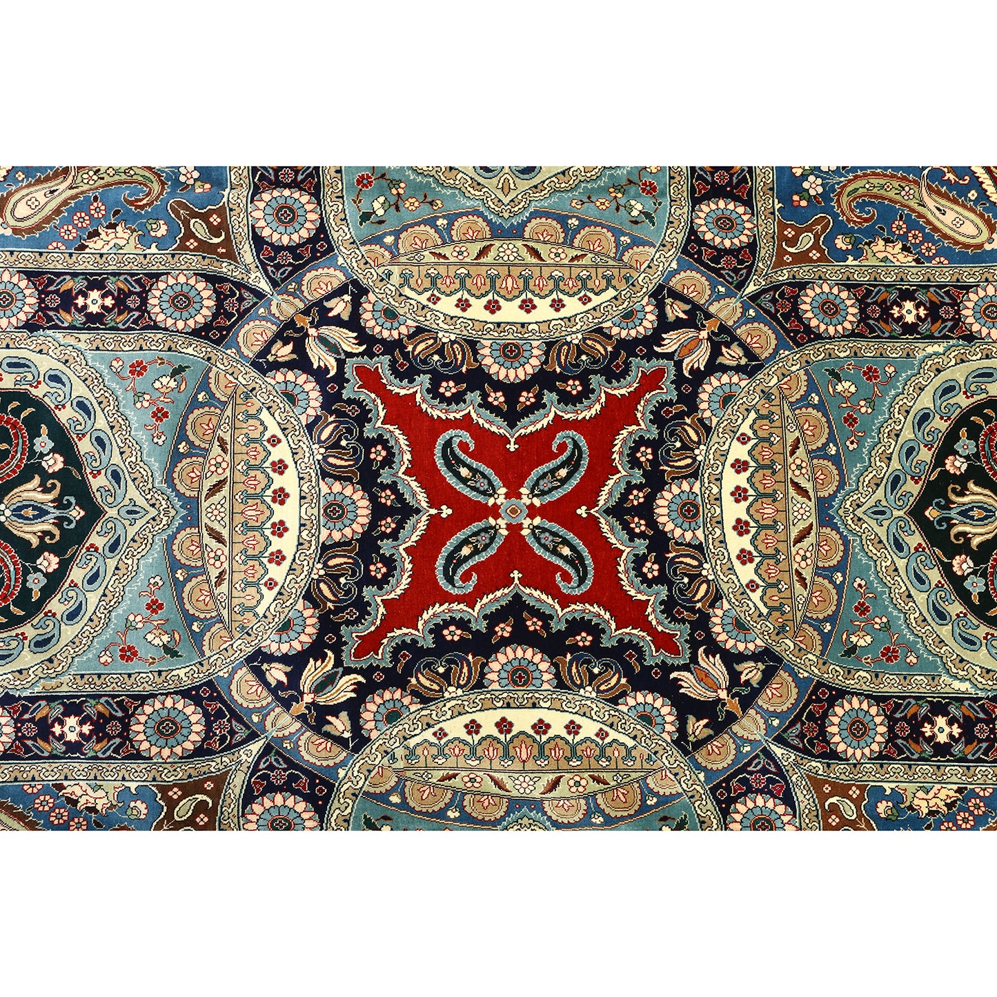 Vintage Tabriz Alabaf 12'2 X 8'8 Z797